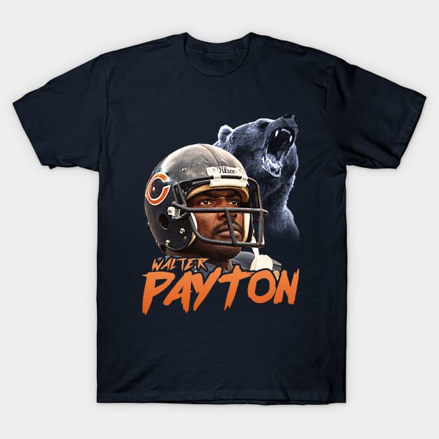 Walter Payton T-Shirt by darklordpug